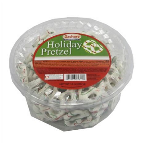 Zachary Holiday Pretzel Tub, 14 oz - Kroger