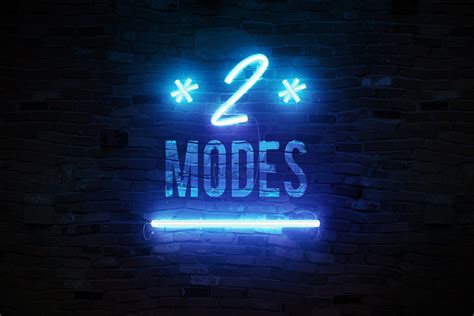 PSD Neon Font - GK Mockups Store