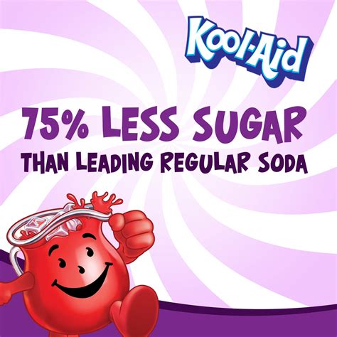 Kool Aid Bursts Grape Artificially Flavored Soft Drink Pack Bottles 6