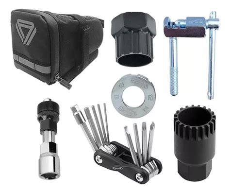 Kit Herramientas Bicicleta Mantenimiento Reparación 7 Piezas