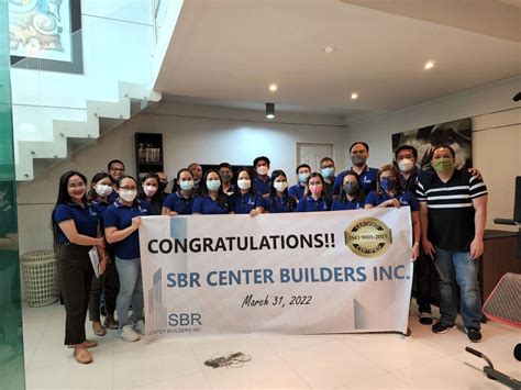 Sbr Center Builders Inc Is Now Iso 90012015 Certified