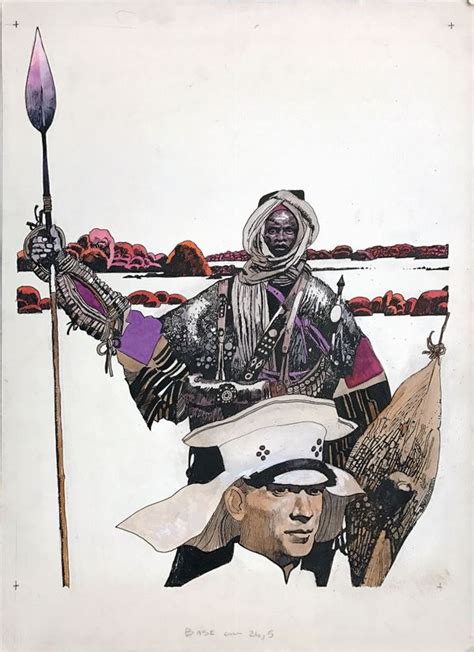 Sergio Toppi Luomo Del Nilo Asta I Maestri Del Fumetto E