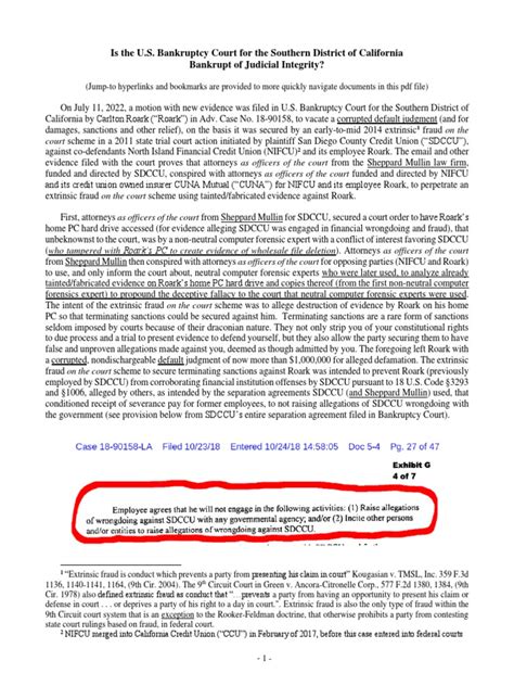 Is The U.S. Bankruptcy Court For The Southern District of California ...