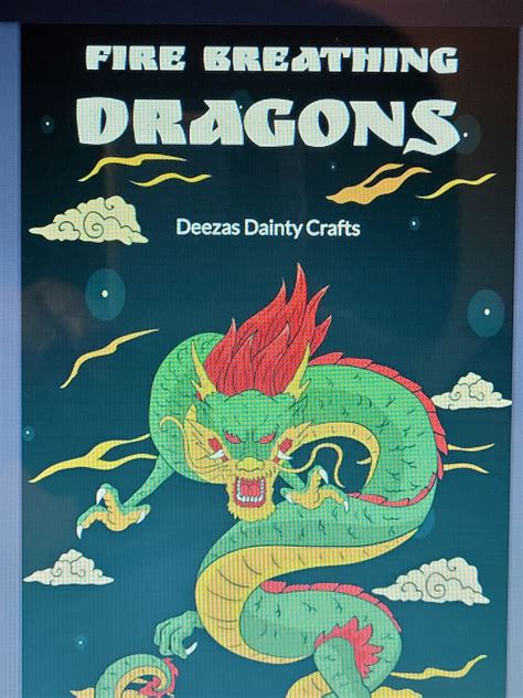 Libro Para Colorear Digital Dragones Que Escupen Fuego Etsy Espa A