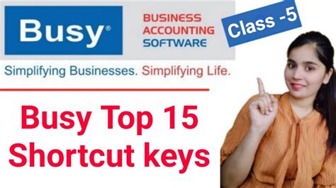 Top 15 Busy Shortcut Keys Busy Software Tutorial Youtube