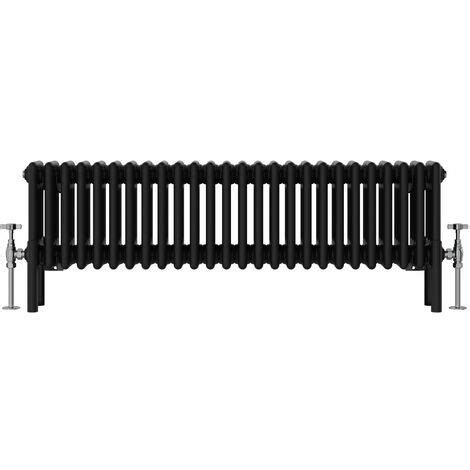 Nrg Black Traditional Column Radiator Cast Iron Style Heating Rads