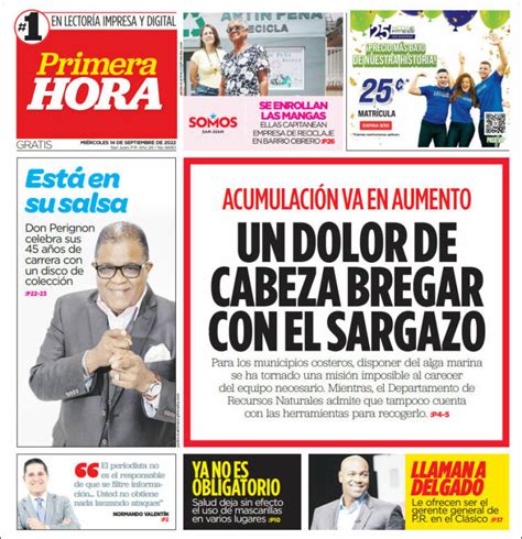 Periódico Primera Hora Puerto Rico Periódicos de Puerto Rico