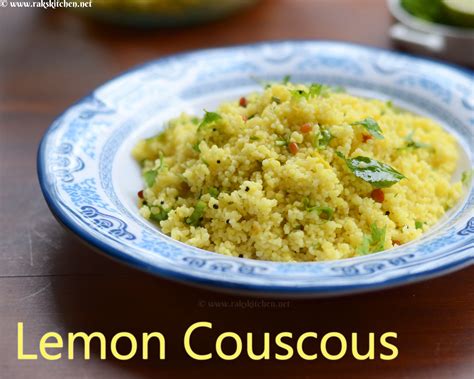 Lemon Couscous Recipe South Indian Couscous Recipes