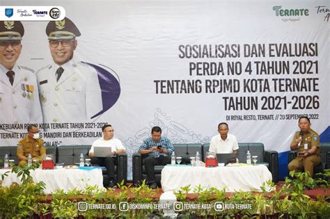 Bappelitbangda Kota Ternate Gelar Sosialisasi Dan Evaluasi RPJMD