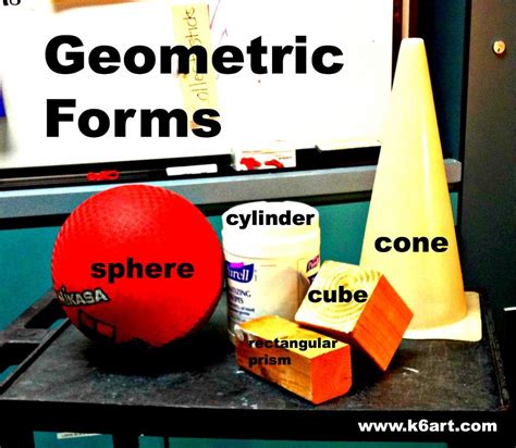geometric forms geometric form art lessons  kids art education