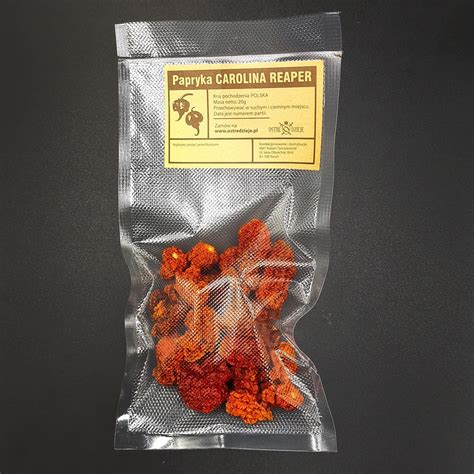 Suszona Papryka CAROLINA REAPER RED 20g Z Polskiej Uprawy