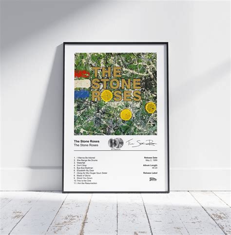 The Stone Roses Poster - The Stone Roses Album Cover Poster