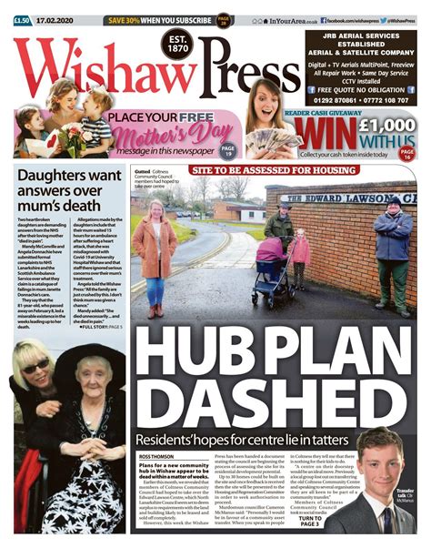 Wishaw Press 2021 02 17