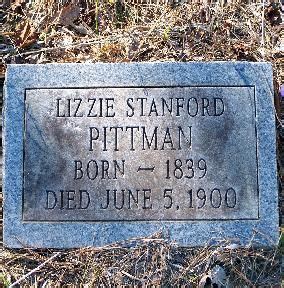 Elizabeth Lizzie Stanford Pittman Find A Grave Memorial