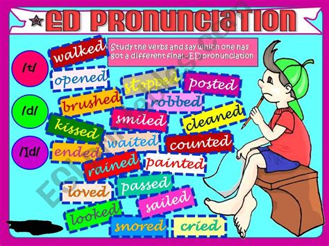 Esl English Powerpoints Which One Is Different Regular Verbs Ed