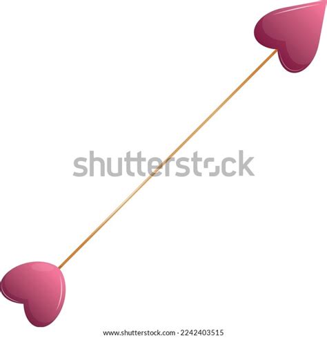 Cartoon Cupids Arrow Valentines Day Love Stock Vector Royalty Free