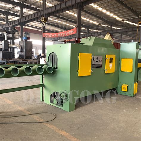 Gas Cylinder Shot Blasting Machine Shipped To Ireland Qingdao