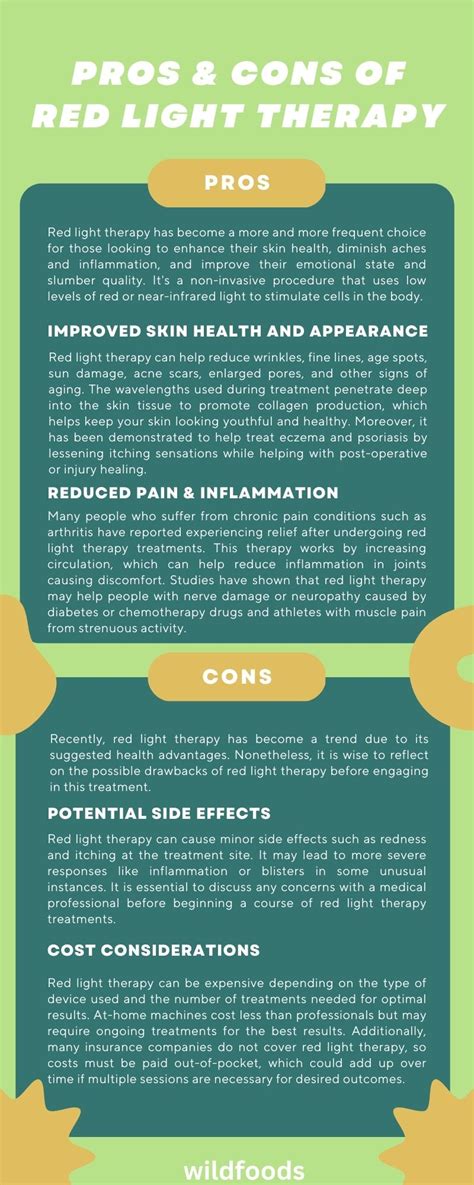 Red Light Therapy Pros Cons And Alternatives You Should Know About