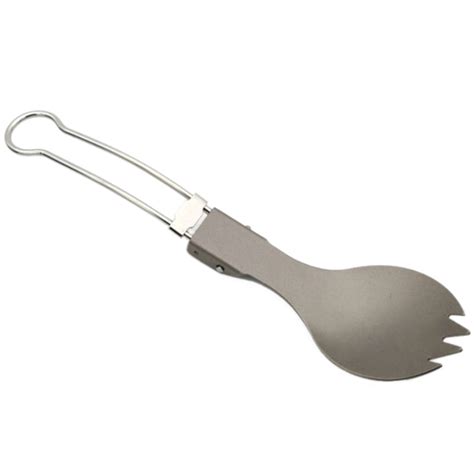 De Titanio Spork Plegable Cuchara De Camping Al Aire Libre De Titanio