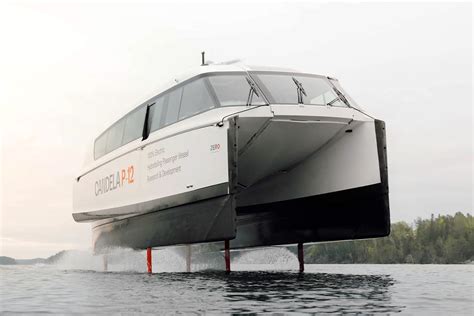 Candela P 12 Electric Hydrofoil Passenger Ship Aims To Halve Travel Times