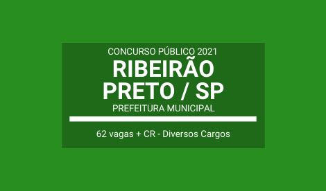 Prefeitura De Ribeir O Preto Sp Divulga Concurso Vagas