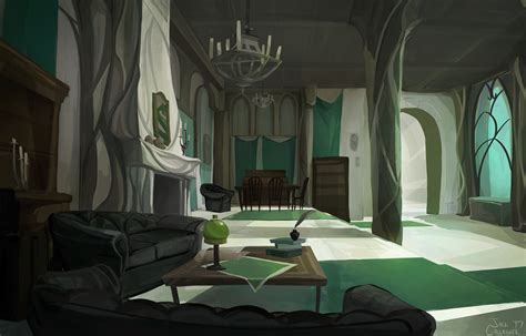 Artstation Slytherin Common Room