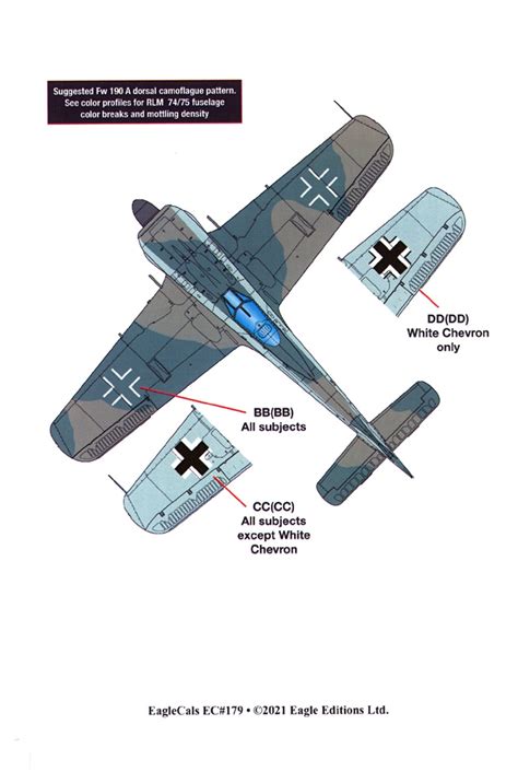 EagleCals EC 48 179 Fw 190 A 4 5s