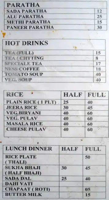 Menu At Siddhivinayak Chinese Navi Mumbai House 362