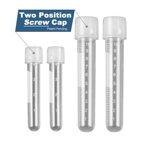 BioLink Laboratories DuoClick Two Position Screw Cap Culture Tubes