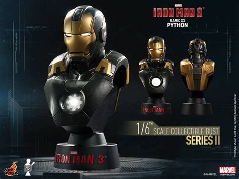 Hot Toys Iron Man th scale Collectible Bust Series II Metal Bridges แหลงรวม