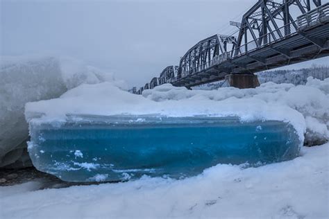 Fraser And Nechako River Ice Jam A Throwback To The Deep F Flickr