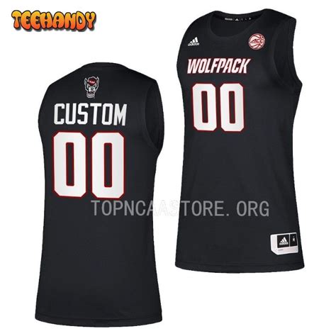 NC State Wolfpack Custom 2023 Black College Basketball Jersey