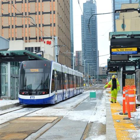 Edmonton Valley Line LRT on Instagram: “We’re moving across the river ...