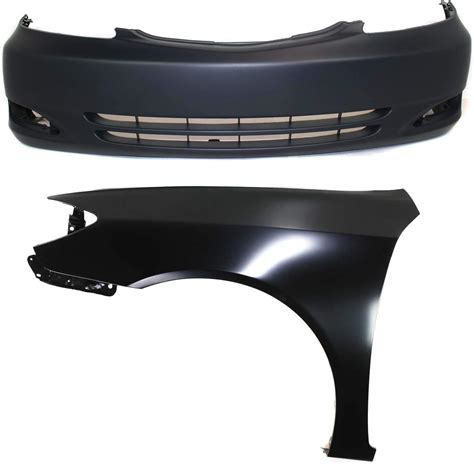 Garage Pro Bumper Cover Set Compatible With 2002 2004 Toyota Camry Front Automotive