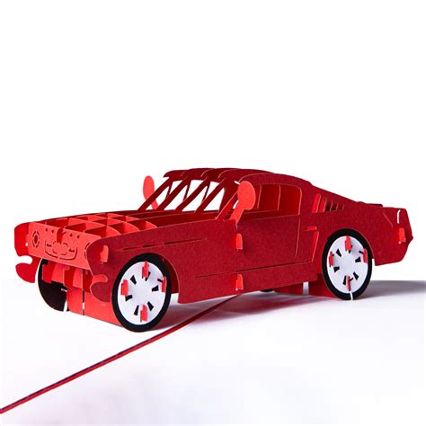 Red Classic Car Pop Up Card - SkyPop - Wholesale, Manufacture, Supplier ...