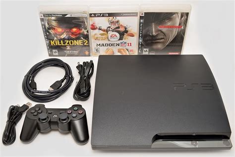 Amazon.com: Sony Playstation 3 Slim 320gb Game Console System PS3 Bundle with 3 Games Madden ...