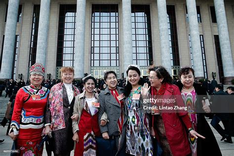 Delegates Representing Ethnic Minorities Leave The Great Hall Of The News Photo Getty Images