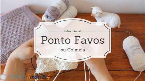 Pontos De Tricot Ponto Favos Ou Colmeia Mock Honeycomb Stitch Youtube