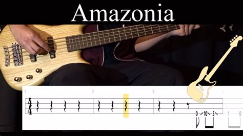 Amazonia Gojira Bass Only Bass Cover With Tabs Youtube