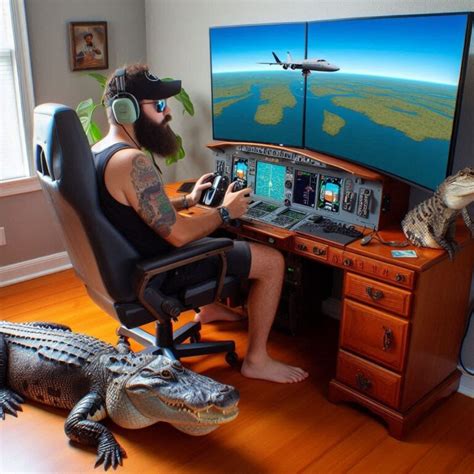 Florida Man Plays Microsoft Flight Simulator SimFlight