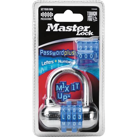 Master Lock Password Plus Combo Lock — Model 1534d Northern Tool