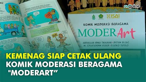 ModerArt Komik Moderasi Beragama Kemenag Siap Diterbitkan Kembali