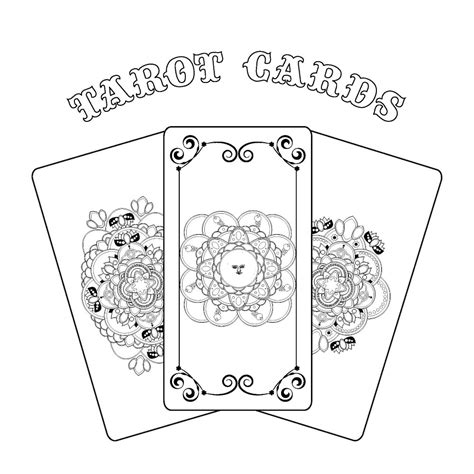 Printable Free Tarot Card Coloring Pages