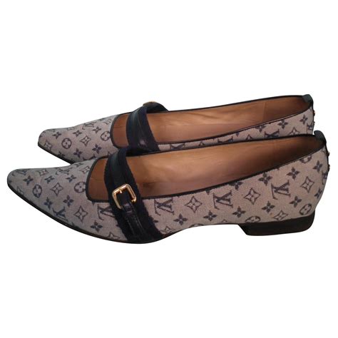 Louis Vuitton Ballet Flats Multiple Colors Cloth Ref 222795 Joli Closet