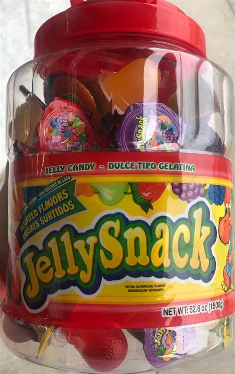 Tik Tok Candy Jelly Fruit 100 Tellen Jar Jely Dely Candy Etsy