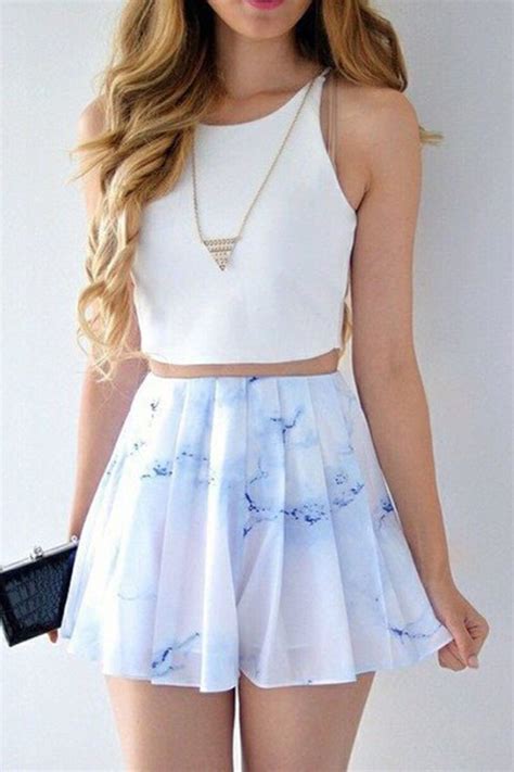 Summer Cute Skirt Outfits Casual Wear Tennis Skirts Outfits Casual