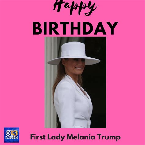 Melania Trump's Birthday Celebration | HappyBday.to