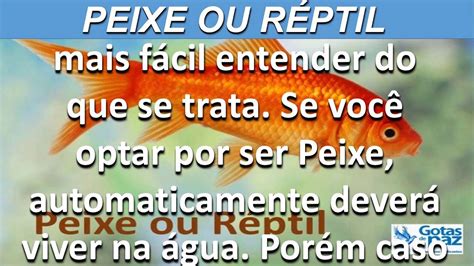 Peixe Ou R Ptil Udio Gotasdepaz Mensagens Edificantes Gotas De