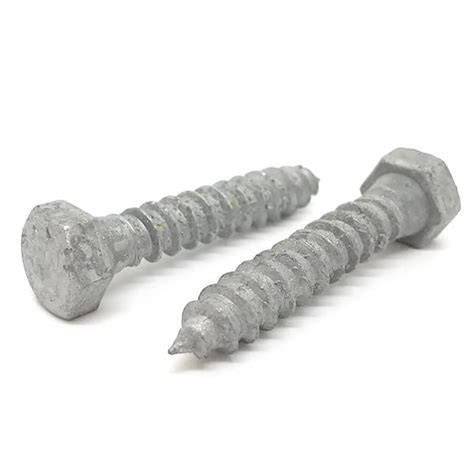 Pieces 5 16 9X1 3 4 Hex Lag Screws A307 Grade A Full Threads Hot