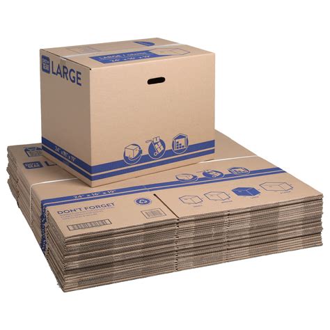 Pengear Large Recycled Moving And Storage Boxes 24 In X 16 In X 19 In Kraft 25 Count